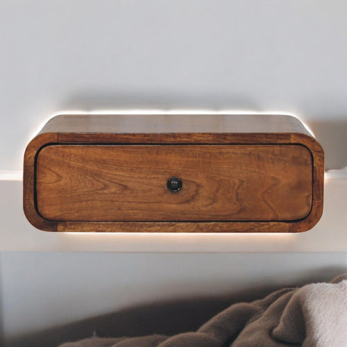 Avora - Wall Mounted 1 Drawer Nightstand