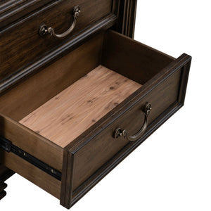 Provence Park - Nightstand With Charging Station - Chateau Brown