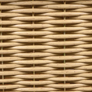 Outdoor Club Chair With Wicker Armrest