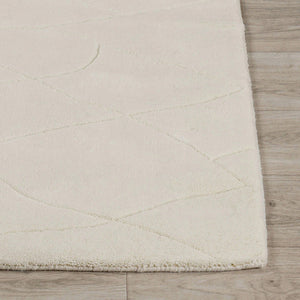 Renewed - 2' x 3' Lucerne Wool Area Rug - Ivory