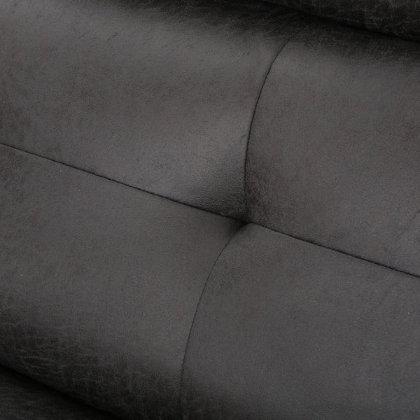 Alma - Contemporary Upholstered Loveseat Recliner - Slate