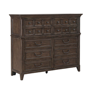 Paradise Valley - 10 Drawer Chesser - Saddle Brown