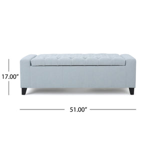 Guernsey - Ottoman Storage With Tufted Top