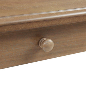 Tabitha - Desk With Drawer And Turned Legs - Natural