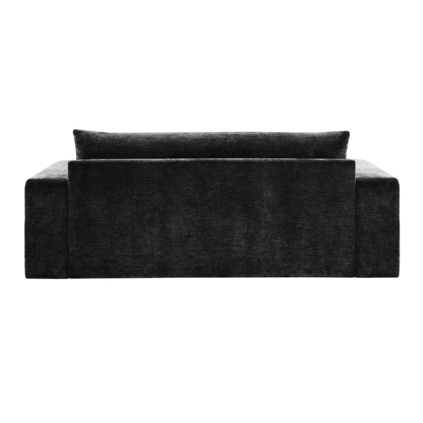 Upholstered 3 Seater Sofa With Wide Armrests
