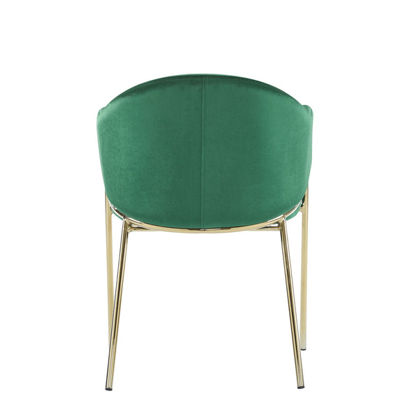 Modern Upholstered Dining Chair With Frame And