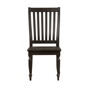 Harvest Home - Slat Back Side Chair - Chalkboard