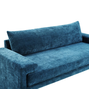Upholstered 3 Seater Sofa With Wide Armrests