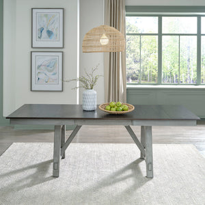 Newport - Trestle Table - Smokey Gray / Carbon Gray