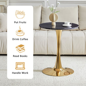 Round Dining Table With Thickened Top For Kitchen