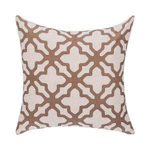 Mullan - 22" x 22"Pillow - Frothed Brown