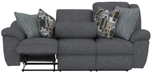 Trifecta - Sofa With 3 Recliners and Drop Down Table