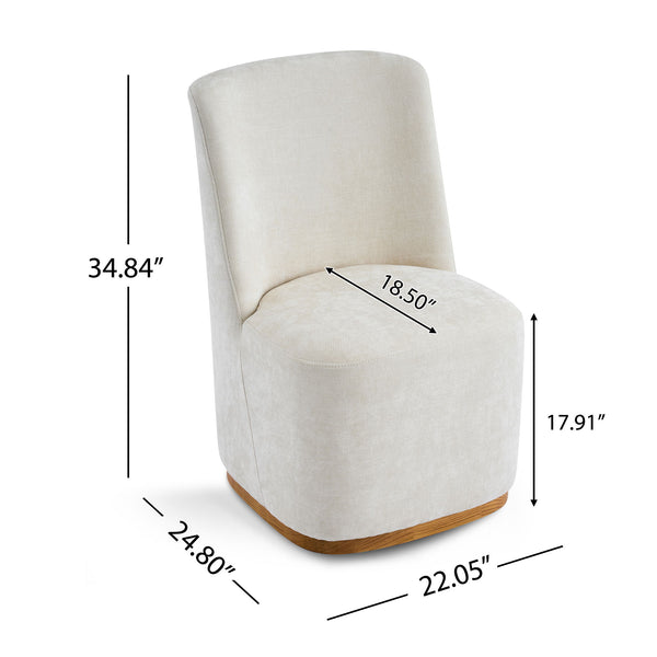 Dining Table Set With 4 Upholstered Dining Chairs