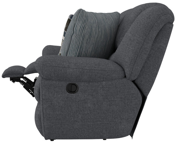 Trifecta - Sofa With 3 Recliners and Drop Down Table