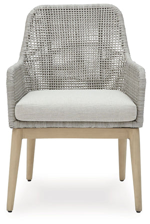 Seton Creek - Arm Chair With Cushion (Set of 2) - Gray