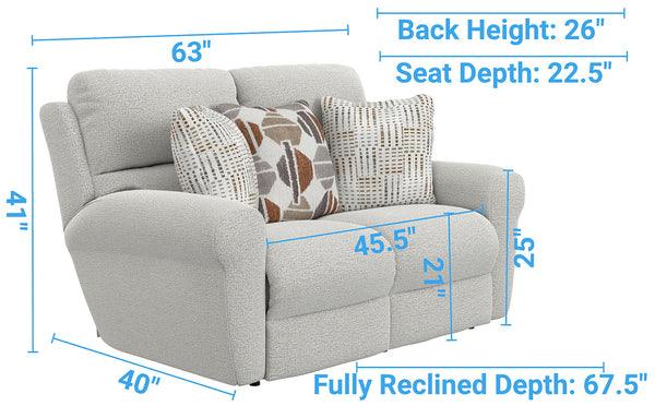 Kellen - Fabric Reclining Loveseat