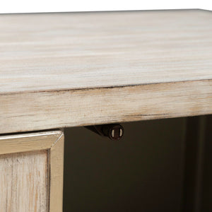 Terrace - 4 Door Accent Cabinet - Gravel