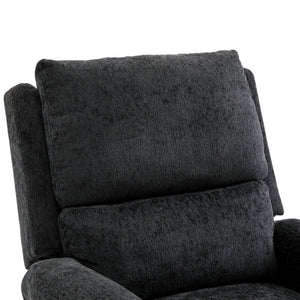 Manual Recliner Massage Chair With Swivel Rocker, 8 Massage Modes, Side Storage Pocket
