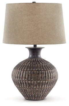 Magan - Metal Table Lamp  - Antique Bronze Finish