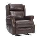 Manual Recliner Chair With Heavy Duty Motion Mechanism, 8 Vibrating Nodes And 3 Massage Modes For Living Room
