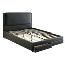 Modern Bed With Storage Drawers