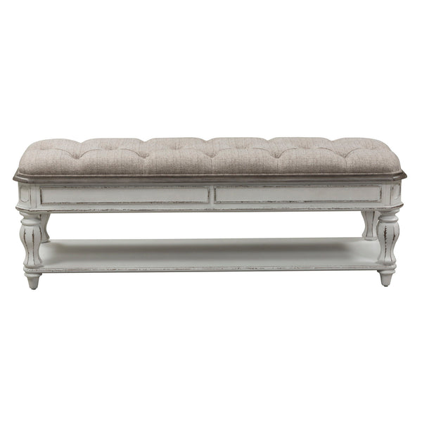 Magnolia Manor - Bed Bench - Antique White