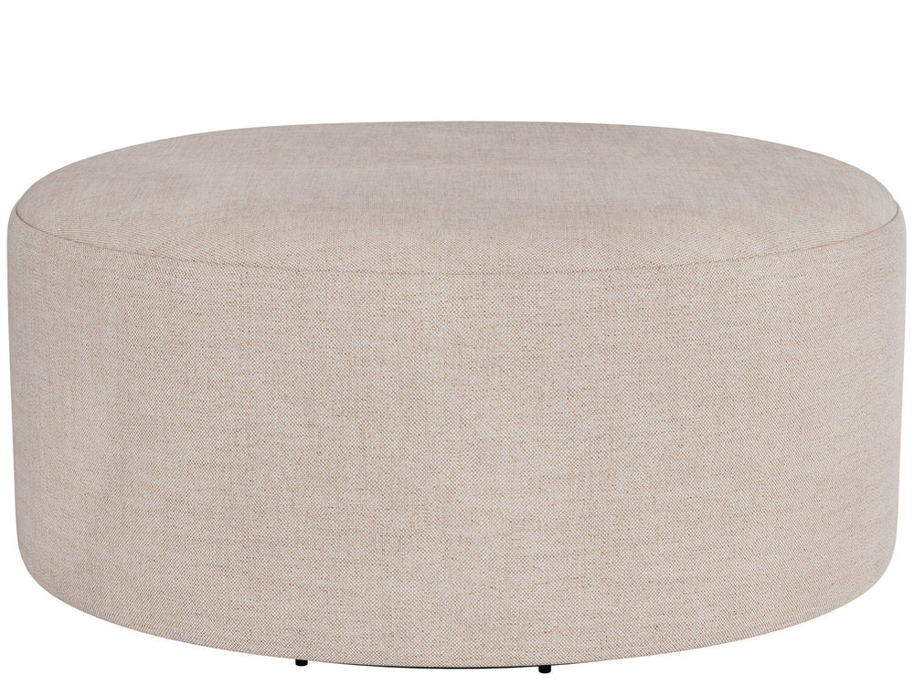 Pi - 36" Outdoor Ottoman, Special Order - Pearl Silver