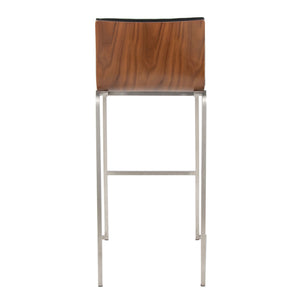 Mason Mara - Contemporary Fixed Height Barstool (Set of 2)