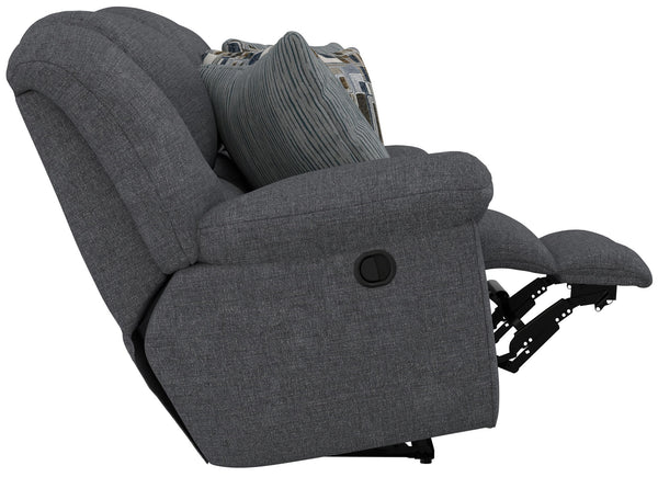 Trifecta - Sofa With 3 Recliners and Drop Down Table