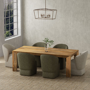Crossings - Downtown Rectangular Dining Table - Amber