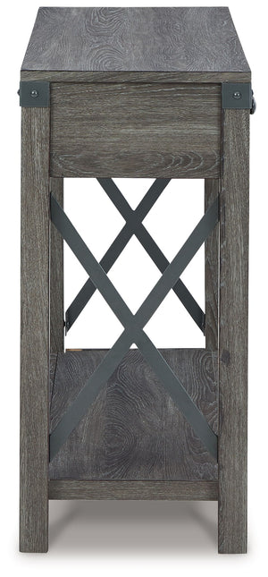 Freedan - Console Sofa Table - Grayish Brown