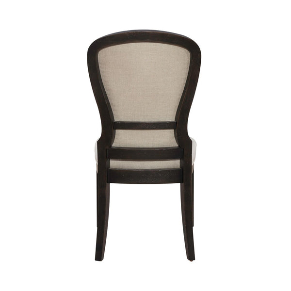Americana Farmhouse - Upholstered Tufted Back Side Chair