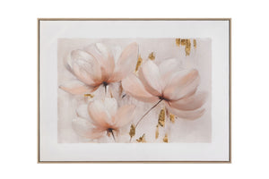 Blush Magnolia I Framed Canvas - Pink