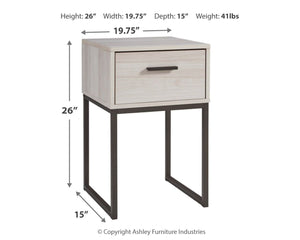 Socalle - One Drawer Night Stand