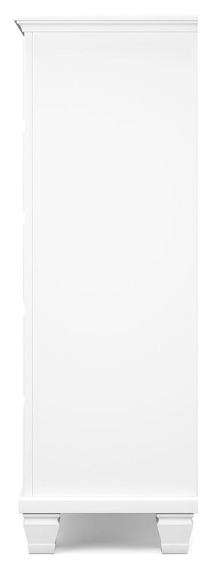 Fortman - Five Drawer Chest - White