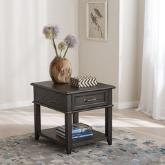 Mill Creek - Drawer End Table - Peppercorn