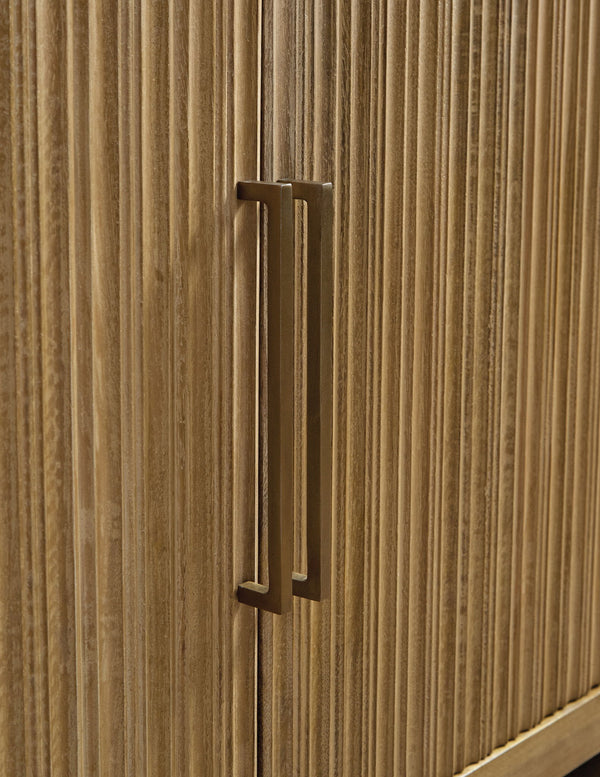 Niam - Accent Cabinet - Light Antique Beige