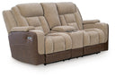 Mixed Motion - Power Reclining Loveseat With Console / Adjustable Headrest