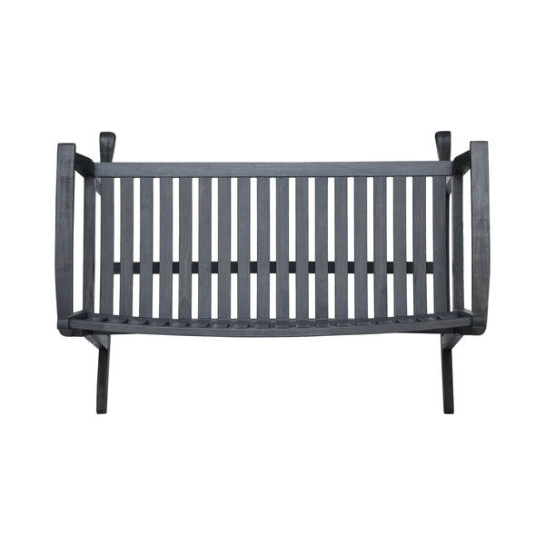 Baxter - Rocking Loveseat - Dark Gray