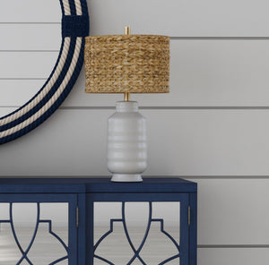 Tigris - Table Lamp - White / Light Brown