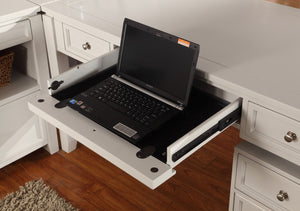 Boca - U Shape Desk With Hutch And File - Cottage White