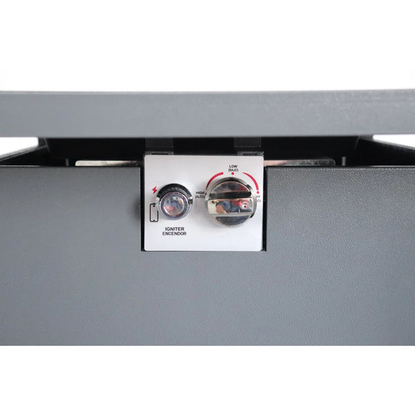 Fire Pit For Outdoor Home Garden Backyard Fireplace - Gray