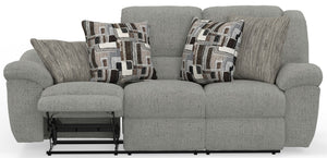 Trifecta - Sofa With 3 Recliners and Drop Down Table