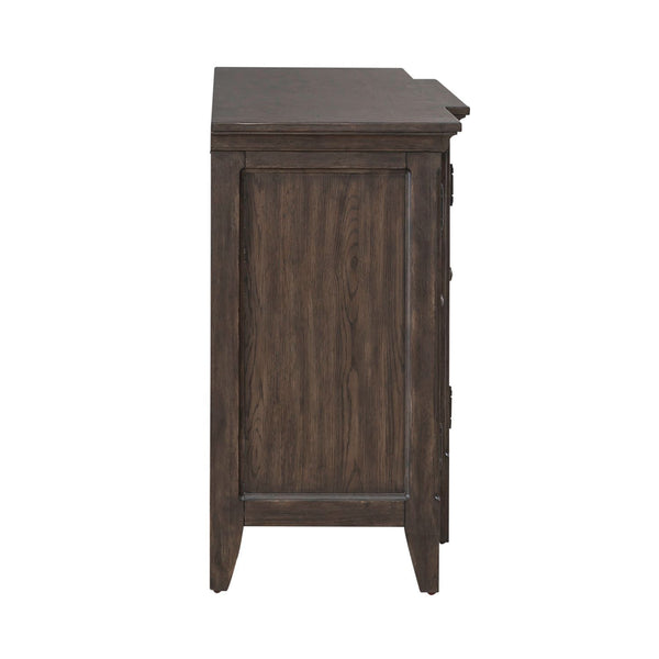 Paradise Valley - 76" TV Console - Saddle Brown