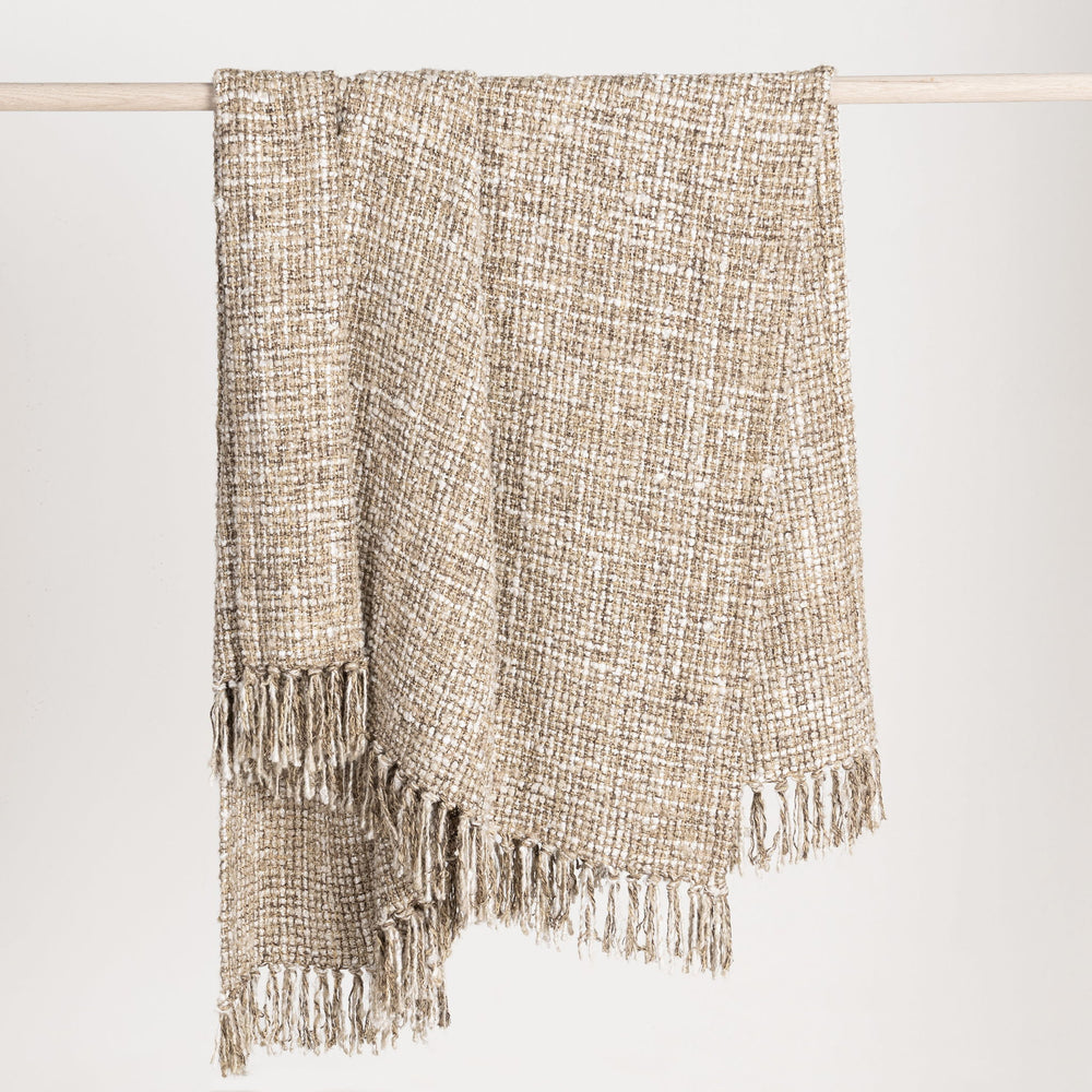 Throws - 50" x 70" TC Porter Throw - Natural / Ivory