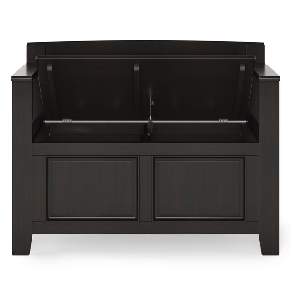 Amherst - Small Transitional Entryway Storage Bench