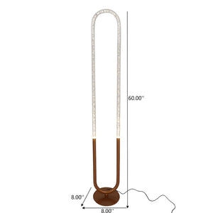 Zeon - LED Floor Lamp, 110 - 120V - Bronze