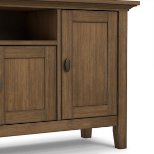 Redmond - TV Media Stand - Rustic Natural Aged Brown