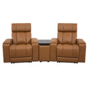 Phoenix - Zero Gravity Power 2 Seat Home Theater Seating With Wedge And Immersive Audio