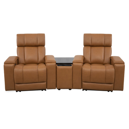 Phoenix - Zero Gravity Power 2 Seat Home Theater Seating With Wedge And Immersive Audio
